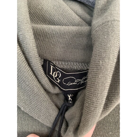 NWT DG2 by Diane Gilman Cinched Waist Olive Green Turtleneck Sweater- Size XS - Picture 4 of 8